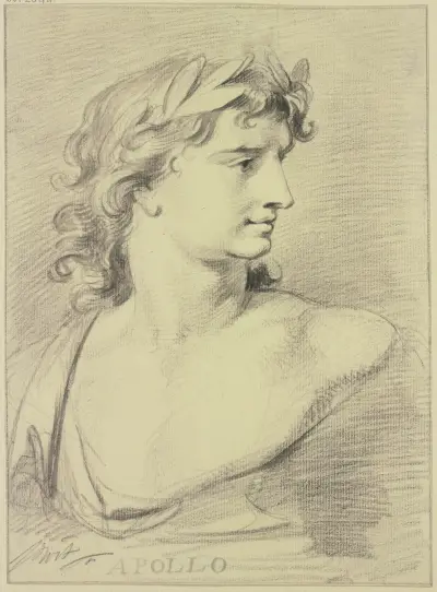Bust of Apollo av Jacob de Wit