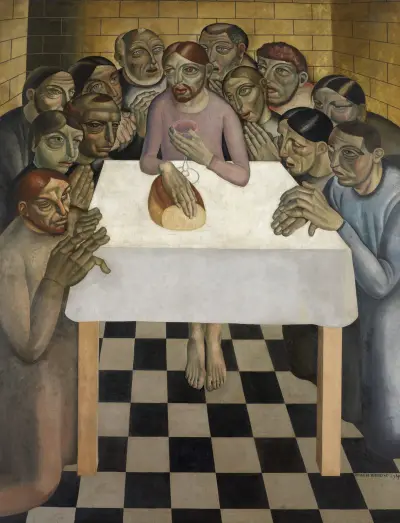 Last Supper av Gustave Van de Woestijne