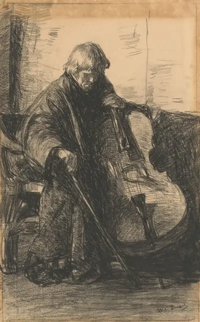 Cellist von Willem de Zwart