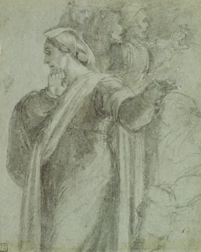 Study for the figure of Martha in ‘the Raising of Lazarus’, Sebastiano del Piombo