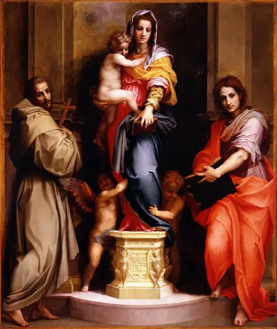 Madonna of the Harpies av Andrea del Sarto