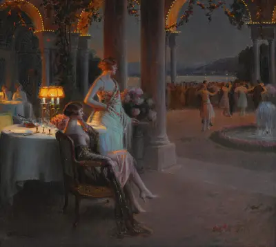 Wieczór na tarasie, Delphin Enjolras