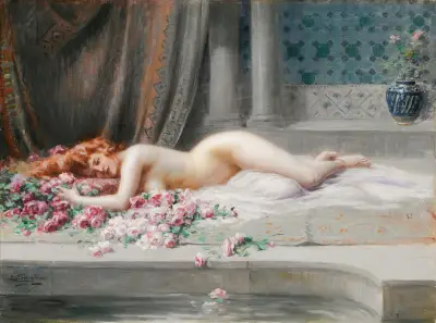 Leżąca nago, Delphin Enjolras