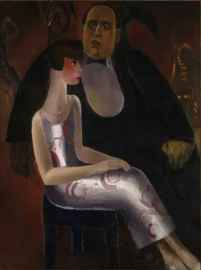 Paul-Gustave van Hecke and his Wife Norine De Schrijver av Frits van den Berghe