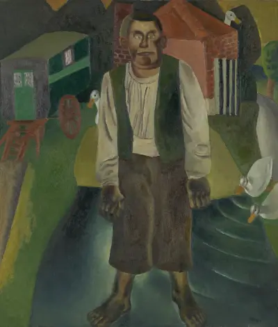 The Idiot by the Pond av Frits van den Berghe