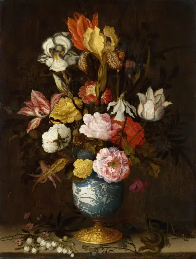 Květiny ve wan-li-váze, Balthasar van der Ast