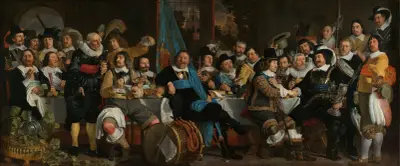 Banquet at the Crossbowmen’s Guild in Celebration of the Treaty of Münster, Bartholomeus van der Helst