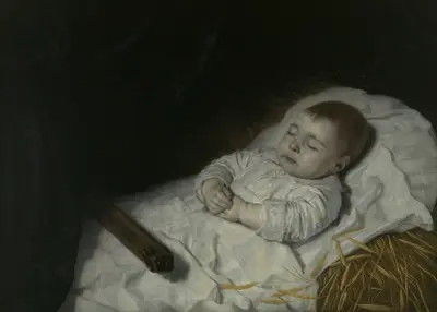 Jongetje op zijn doodsbed, Bartholomeus van der Helst