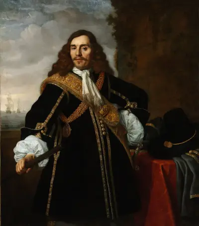 Portrait of Captain Gideon de Wildt, Bartholomeus van der Helst