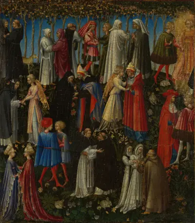 Das Paradies von Giovanni di Paolo
