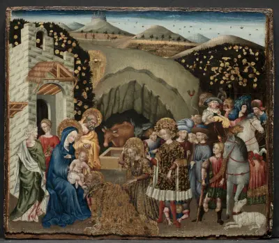 The Adoration of the Magi, 1440 von Giovanni di Paolo