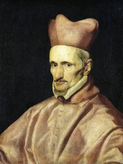 Portrait of Cardinal Gaspar de Borja y Velasco av Diego Velázquez