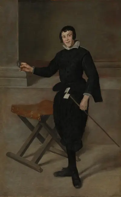 Portrait of the Jester Calabazas, Diego Velázquez