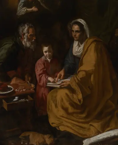 The Education of the Virgin av Diego Velázquez