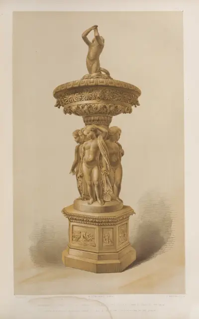 A fountain (in terra cotta) av Matthew Digby Wyatt