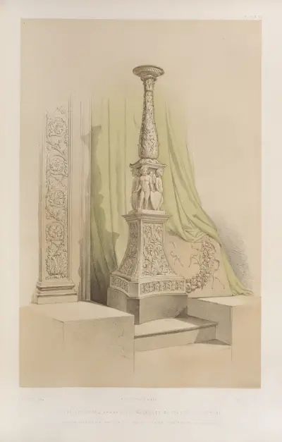 Candelabrum and arabesque av Matthew Digby Wyatt