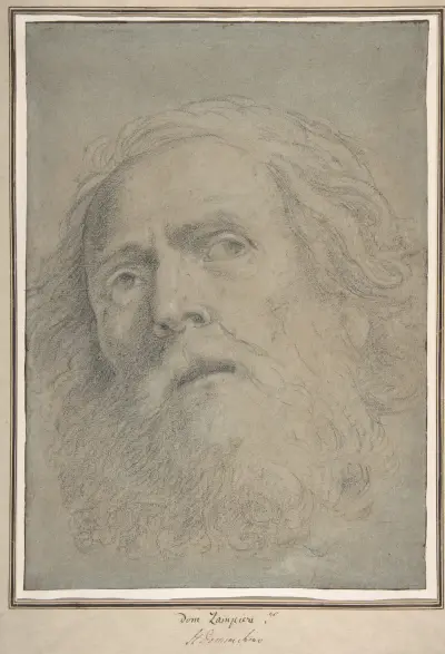 Head of a Bearded Man, Domenichino