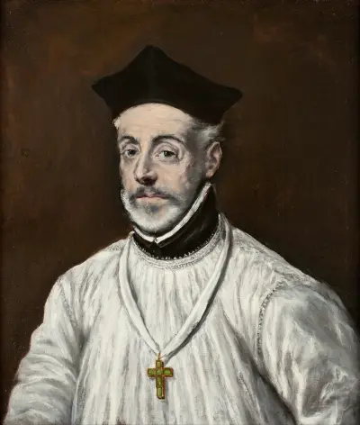 Portrait of Diego de Covarrubias y Leiva (1512-1577) av El Greco (Domenikos Theotokopoulos)