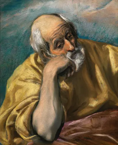 Sankt Josef av El Greco (Domenikos Theotokopoulos)