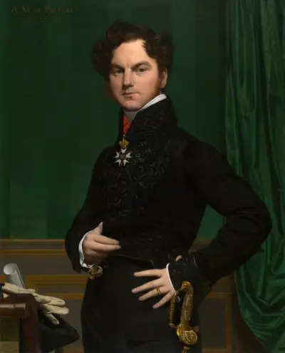 Amédée-David, the Comte de Pastoret av Jean Auguste Dominique Ingres
