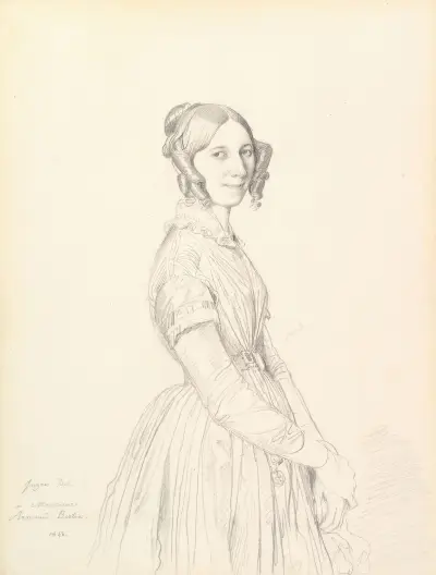 Madame Armand Bertin, née Marie-Anne-Cécile Dollfuss av Jean Auguste Dominique Ingres