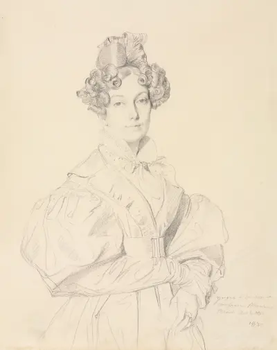 Madame Désiré Raoul-Rochette av Jean Auguste Dominique Ingres
