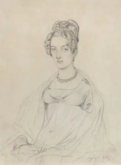 Mrs. Edward Dodwell av Jean Auguste Dominique Ingres
