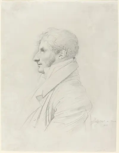 Philippe Mengin de Bionval av Jean Auguste Dominique Ingres