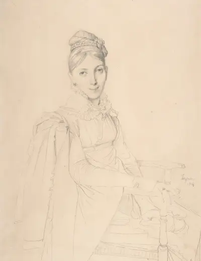 Portrait of a Seated Lady av Jean Auguste Dominique Ingres