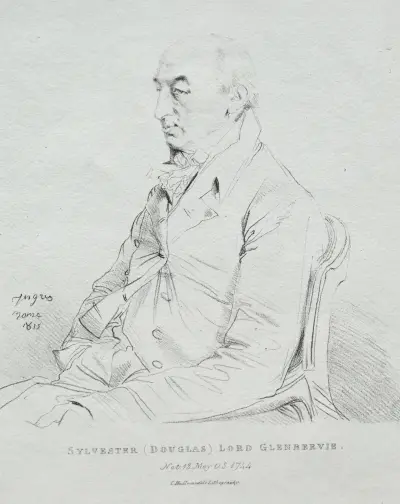 Sylvester Lord Glenbervie av Jean Auguste Dominique Ingres