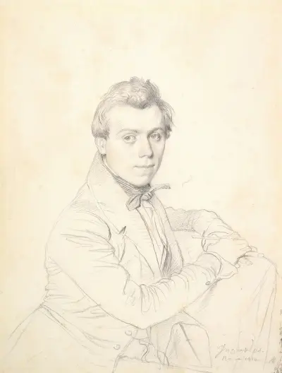 The Architect Charles-Victor Famin av Jean Auguste Dominique Ingres