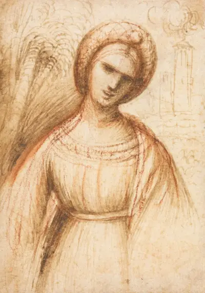 Dame in einer Landschaft von Dosso Dossi