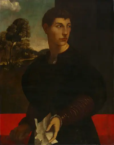 Bildnis eines jungen Mannes von Dosso Dossi