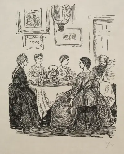 The Annual Question – Where Shall We Go av George Du Maurier