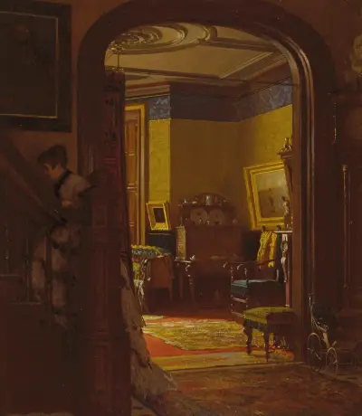 Nie ma jej w domu, Eastman Johnson