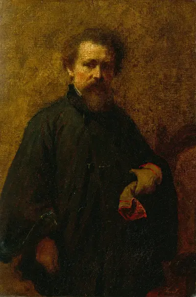 Self Portrait av Eastman Johnson
