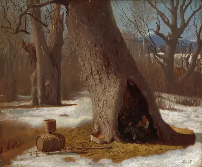 The Truants av Eastman Johnson