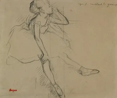 Ballet Dancer in Repose av Edgar Degas