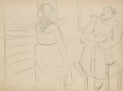 Brothel Scene, 1877 – nr 2 av Edgar Degas