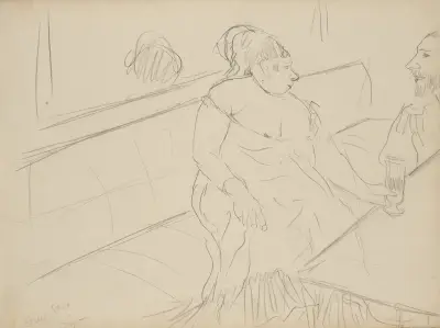 Brothel Scene, 1877 – nr 4 av Edgar Degas