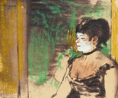 Chanteuse De Café-Concert av Edgar Degas