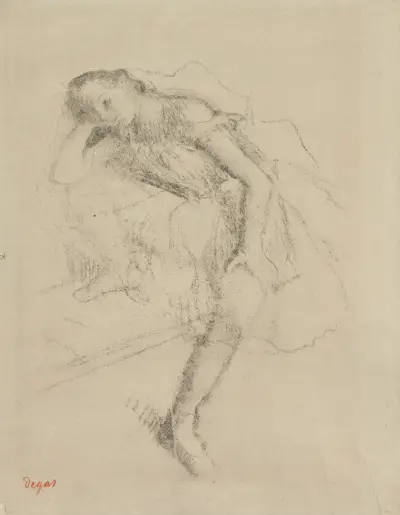 Dancer at Rest av Edgar Degas