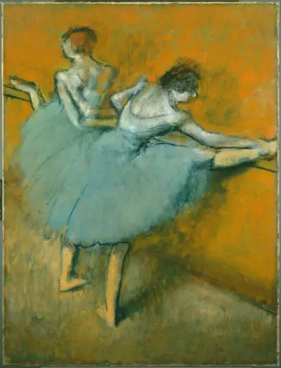 Dancers At The Barre av Edgar Degas