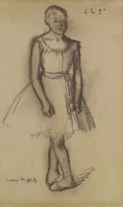 Danseuse en cinquième position av Edgar Degas