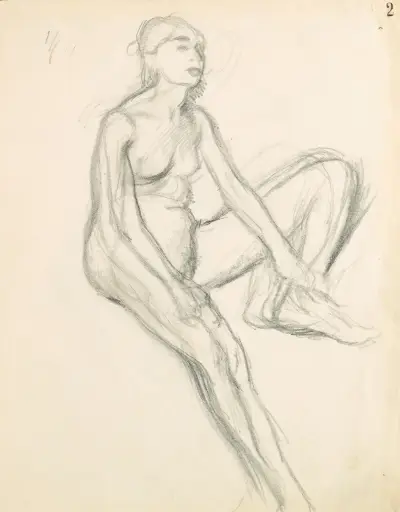 Figure Studies 1 av Edgar Degas