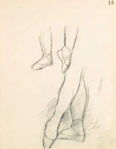 Figure Studies 11 av Edgar Degas