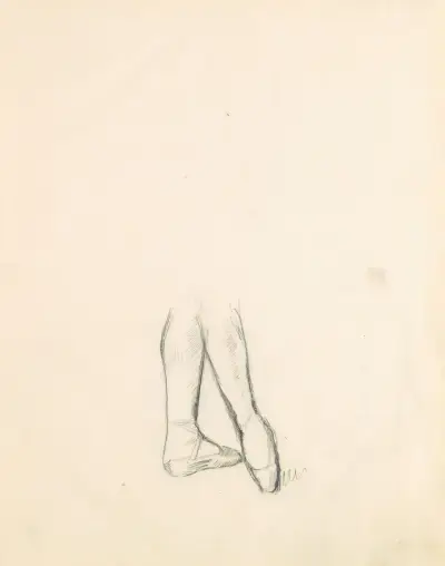 Figure Studies 12 av Edgar Degas