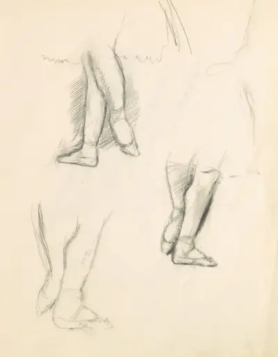 Figure Studies 6 av Edgar Degas