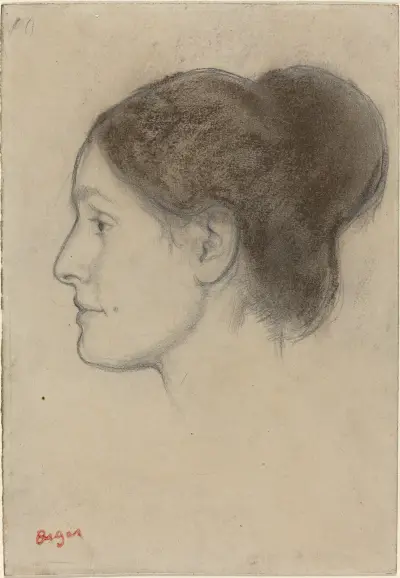 Hortense Valpinçon av Edgar Degas