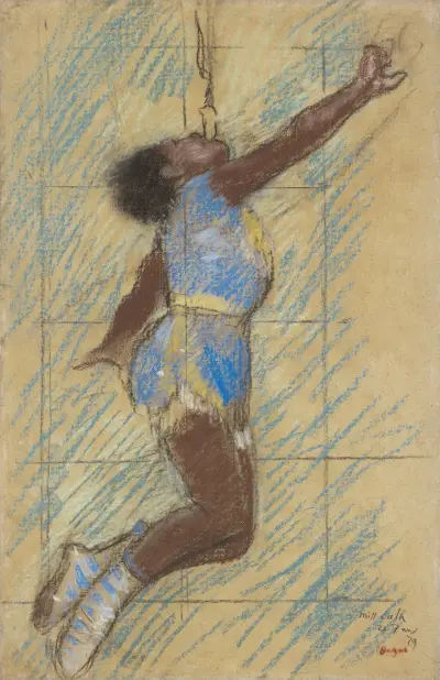 Miss Lala at the Fernando Circus av Edgar Degas